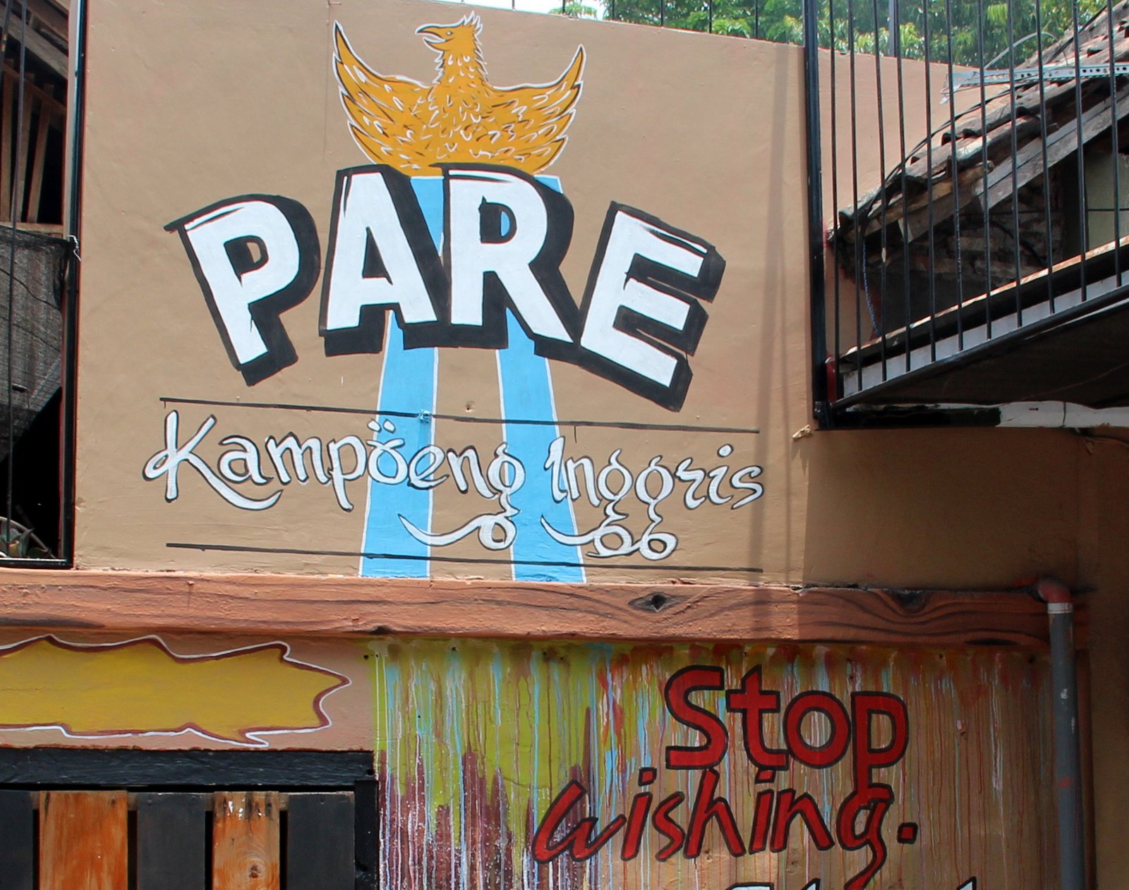 Welcome to Kampoeng Inggris, Pare, East Java. (Credit: Erlinawati Graham)