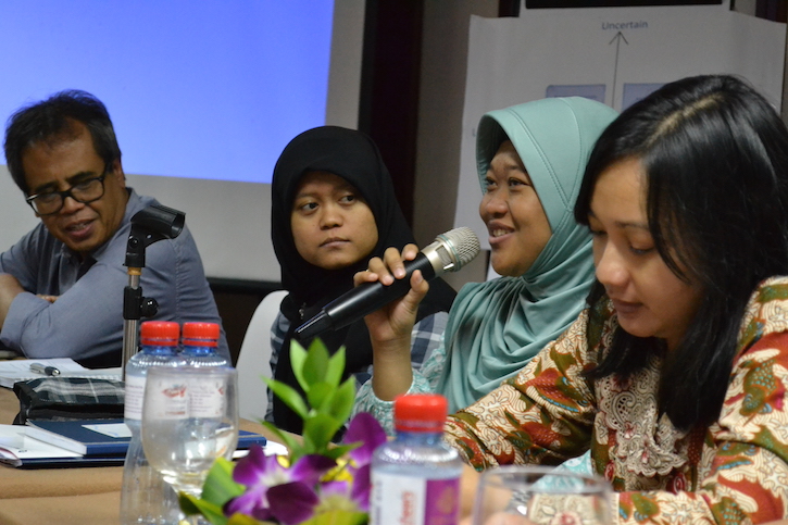 Four workshop participants - Astrid Offermans Four workshop participants - Astrid Offermans