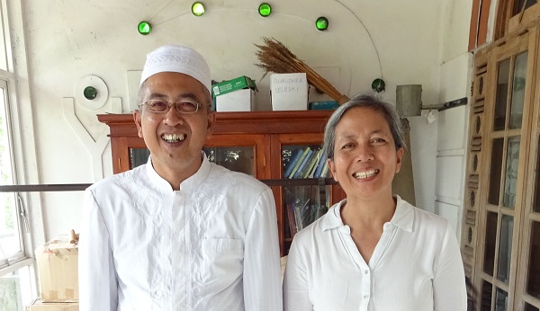 Muhammad Djawis Masruri with Arahmaiani Feisal/ Source Kristina Großmann